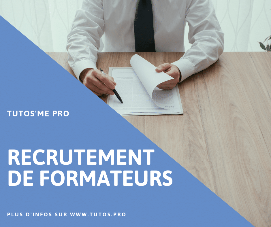 recruter des formateurs