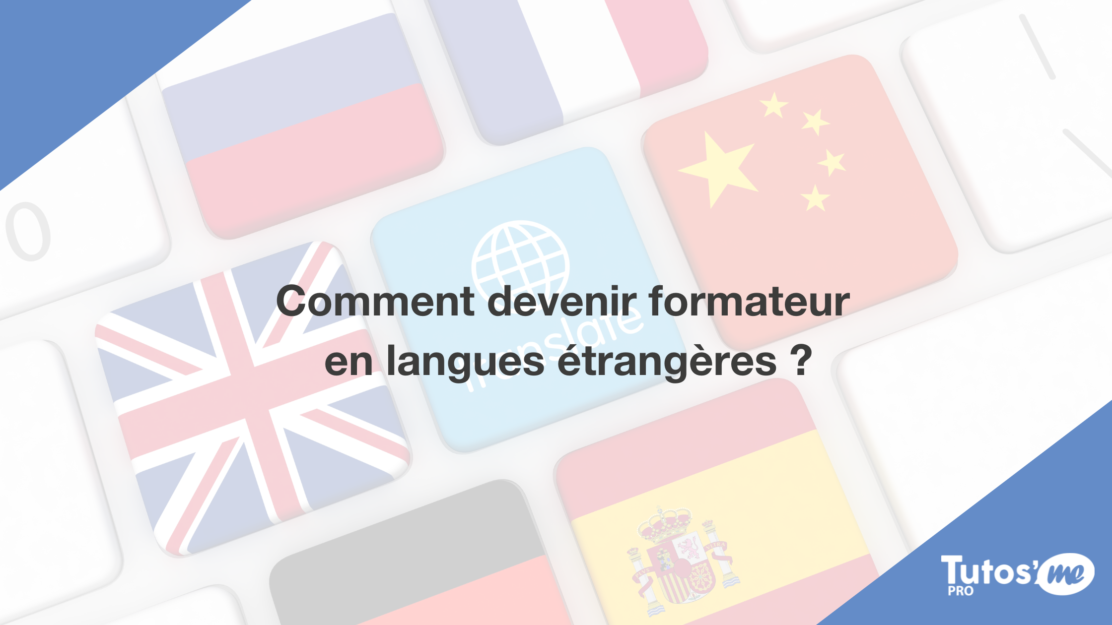 Devenir formateur en langues