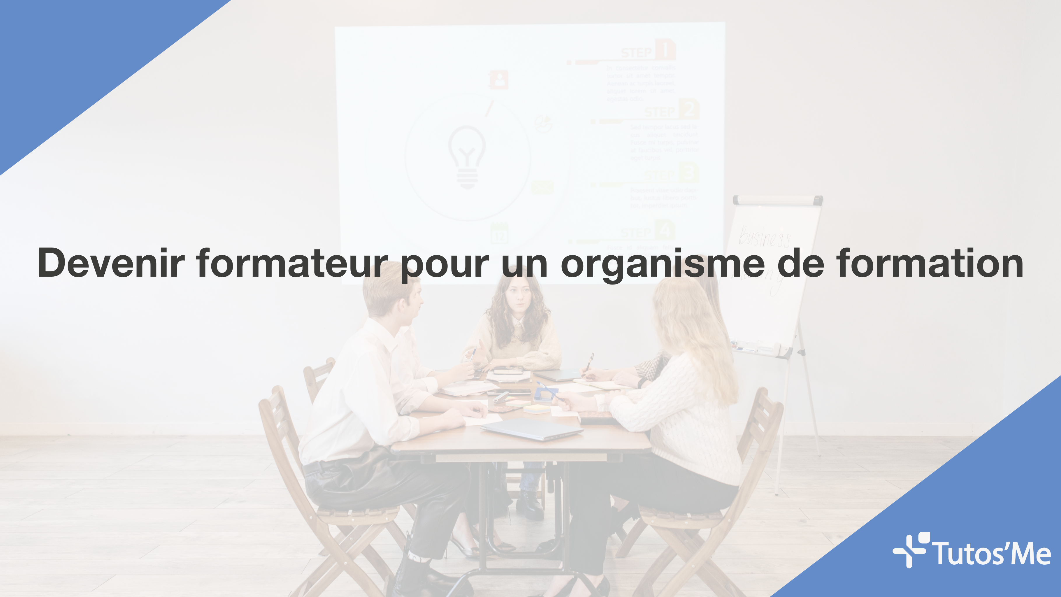 Devenir formateur pour un organisme de formation